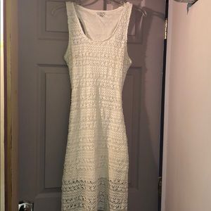 White lace dress